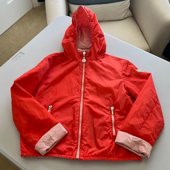 Children’s reversible Moncler lightweight jacket size 10 Y - runs small!